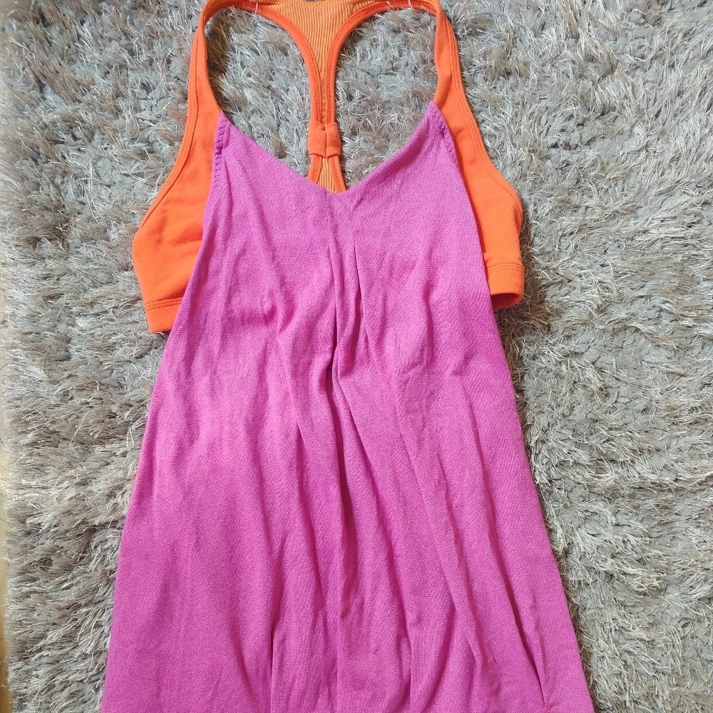 LULULEMON Women Pink PRACTICE FREELY Tank 4